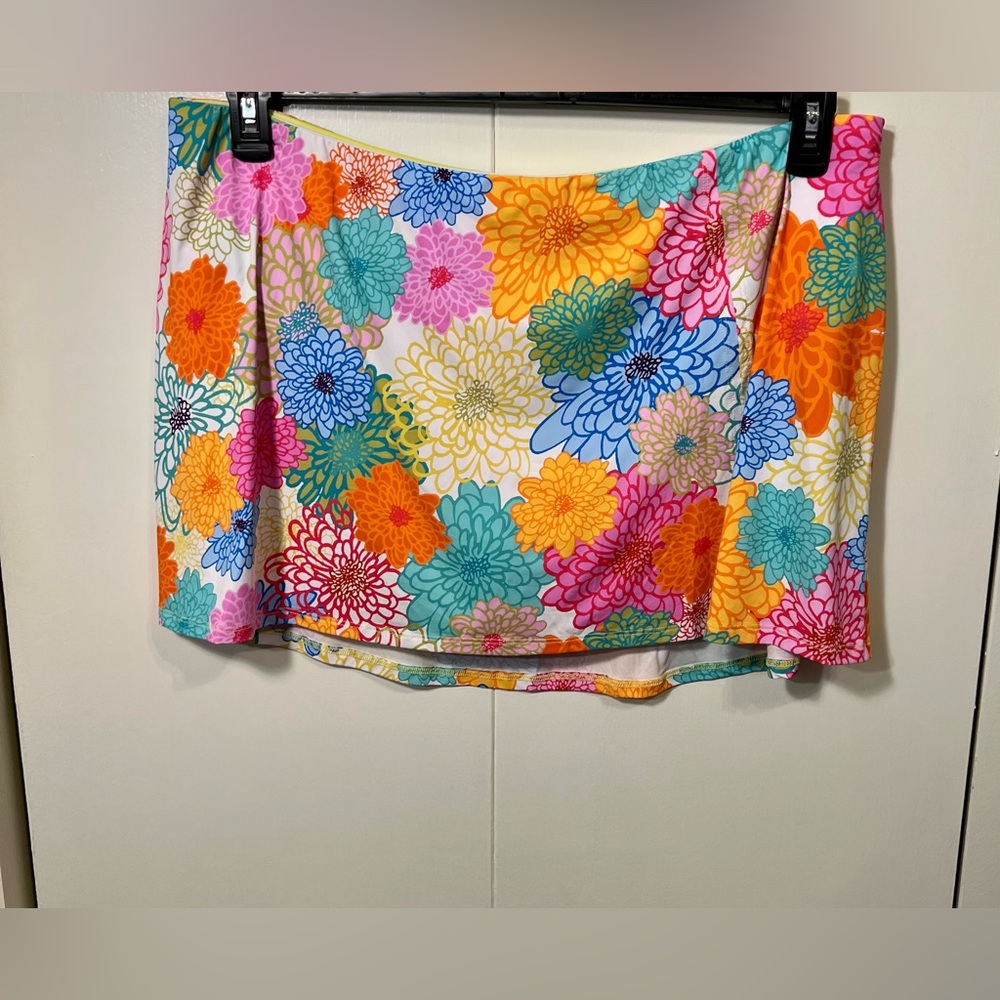 Bleu Rod Beattie Floral Swim Skirt